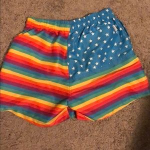 pride swim trunks
